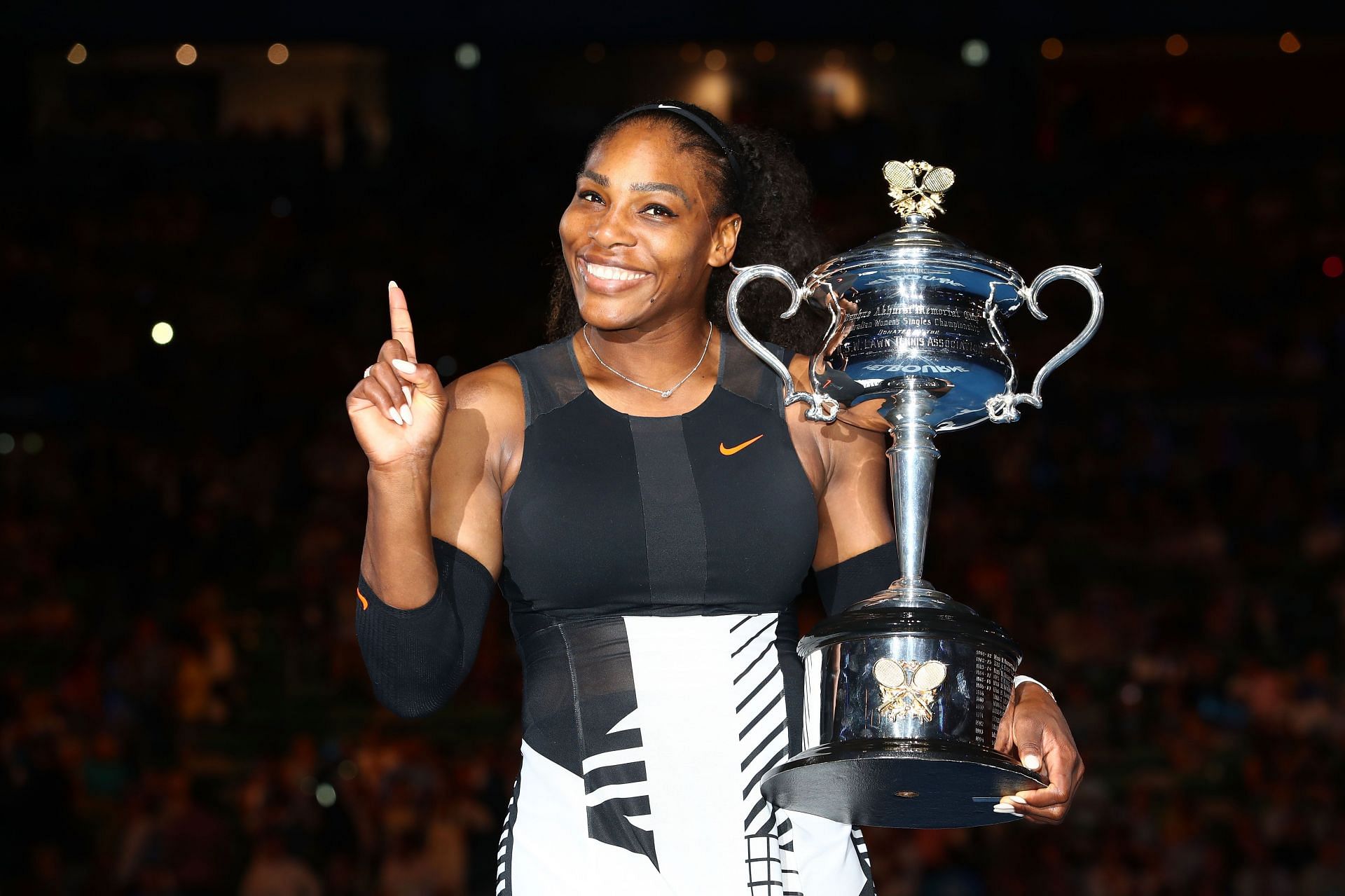 Serena Williams at the 2017 Australian Open