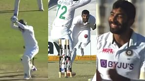 [Watch] Jasprit Bumrah's jaffa clean bowls Rassie van der Dussen, surprises everyone in 1st India vs South Africa Test