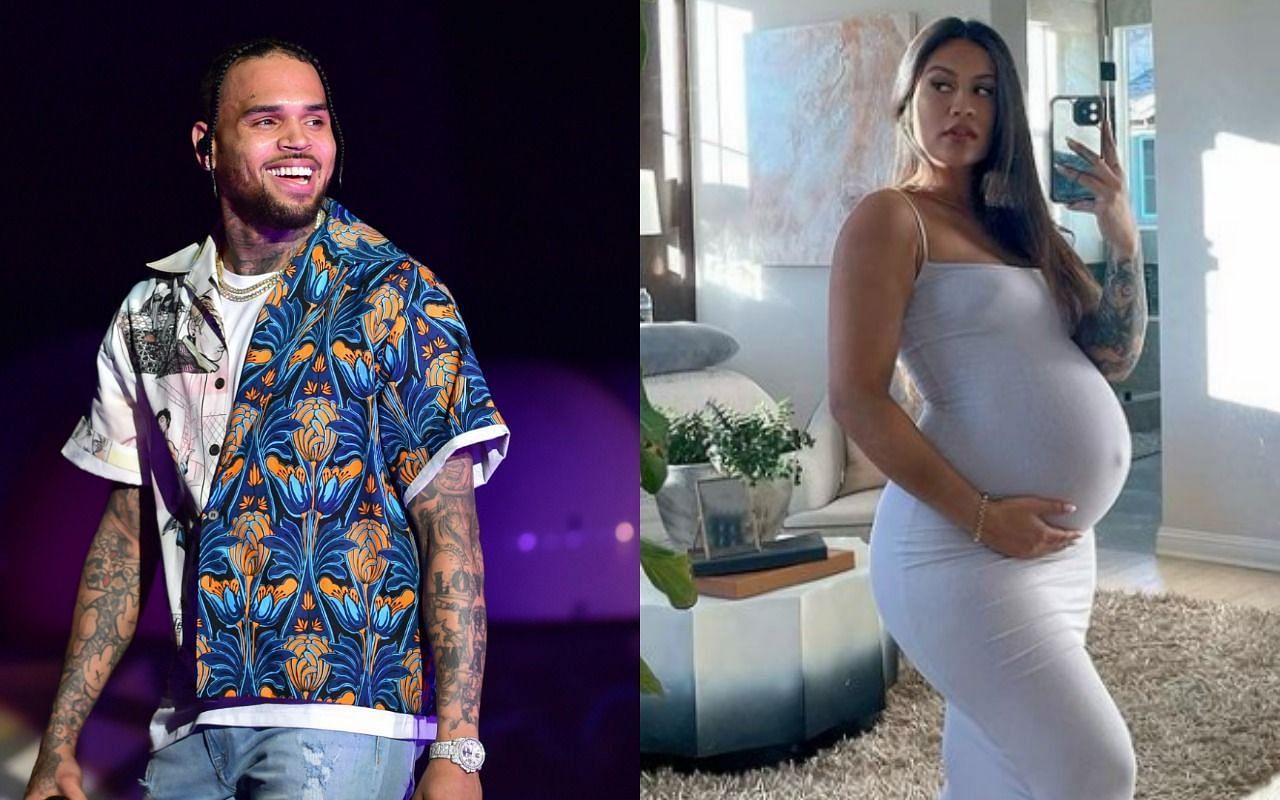 Chris Brown rumored to become a father the third time, with Diamond Brown&#039;s child (Image via thediamondbrown/ Instagram and Getty)