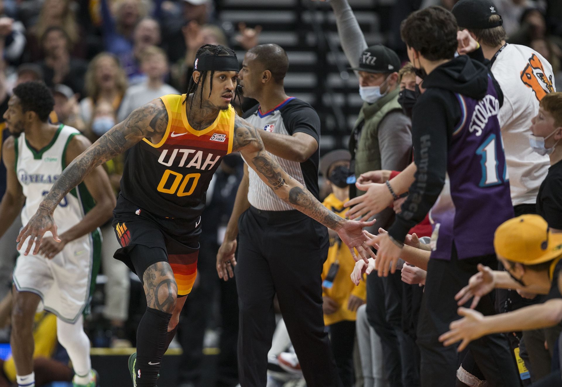 Christmas Day game between the Dallas Mavericks and the Utah Jazz