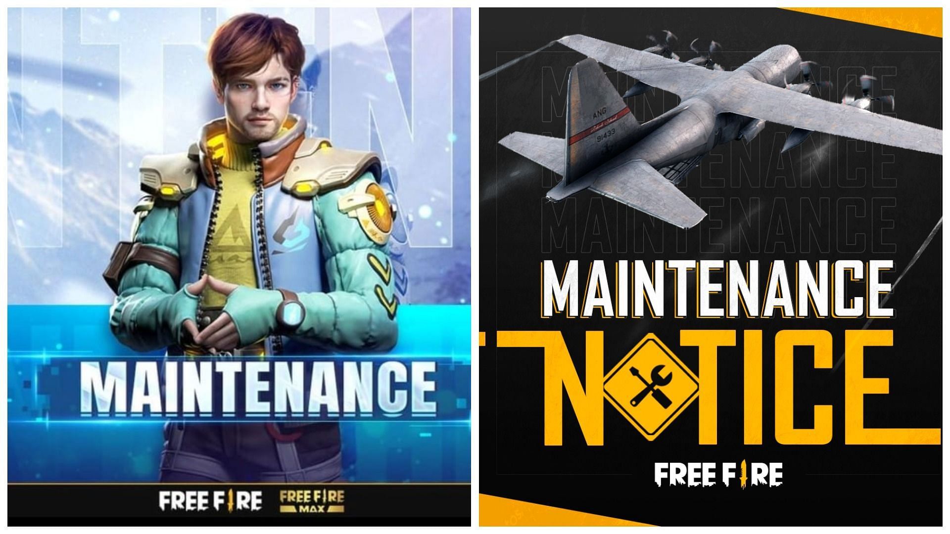 What is the duration of the maintenance break (Images via Garena)