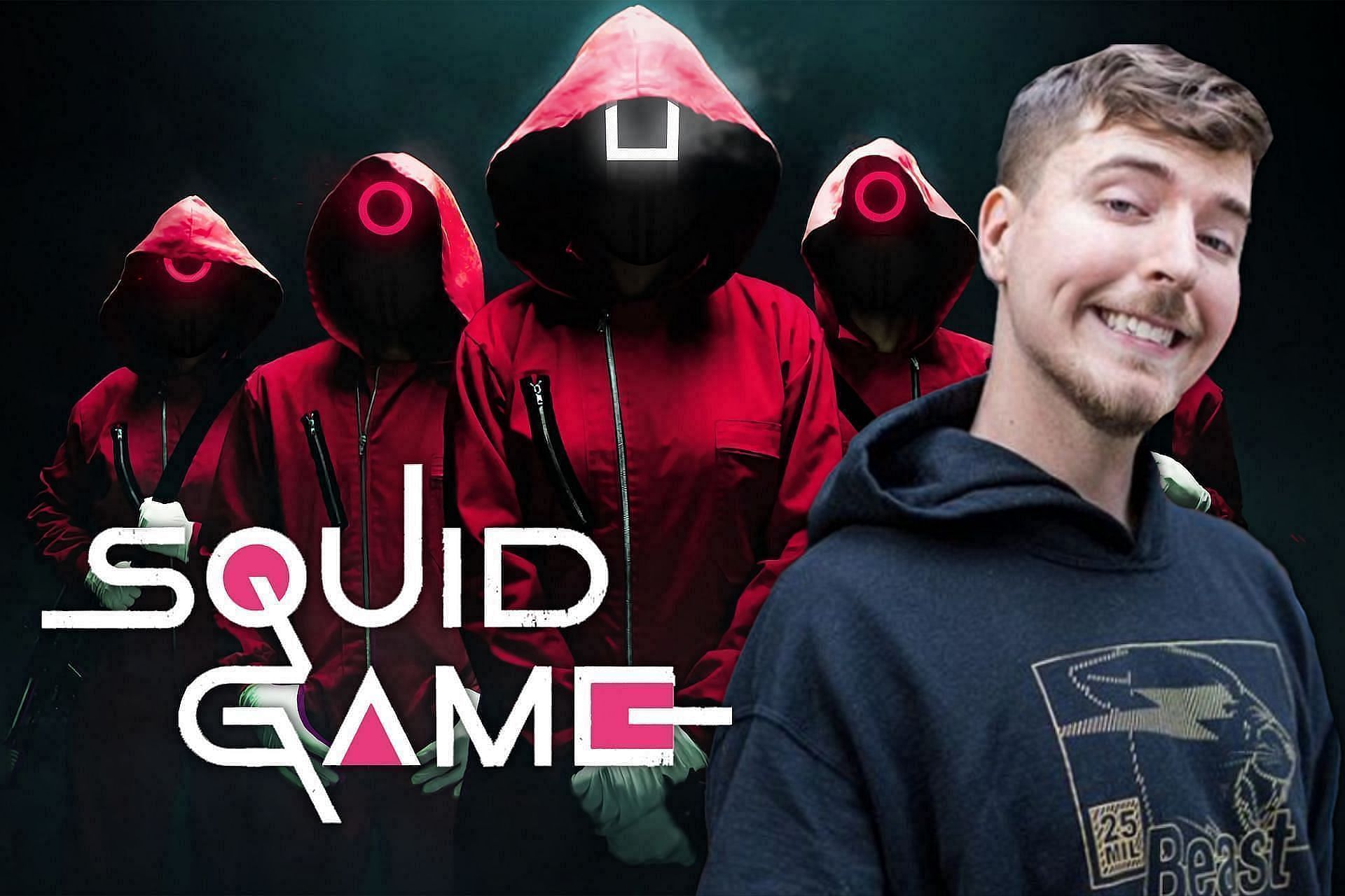 MrBeast&#039;s Squid Game is being recognized as the streamer&#039;s biggest ever project (Image via Sportskeeda)