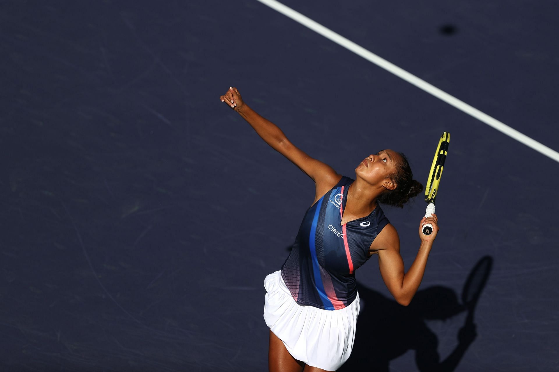 Leylah Fernandez at the Indian Wells 2021