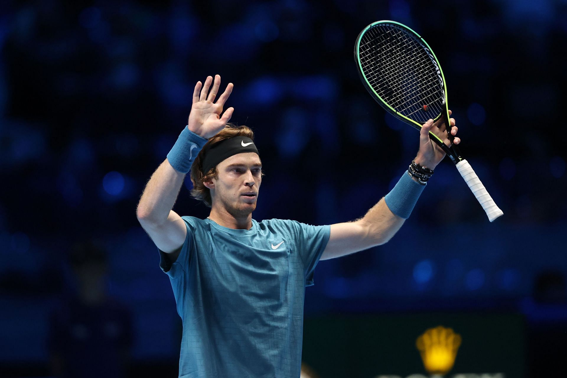 Andrey Rublev at the Nitto ATP World Tour Finals