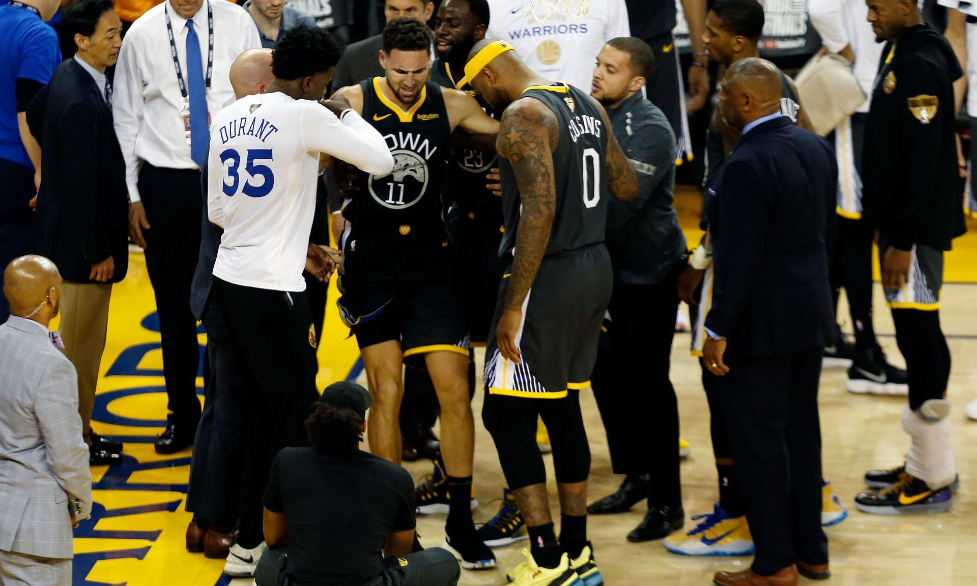 Klay Thompson is trying to bounce back from two major injuries in two years. [Photo: UPROXX]