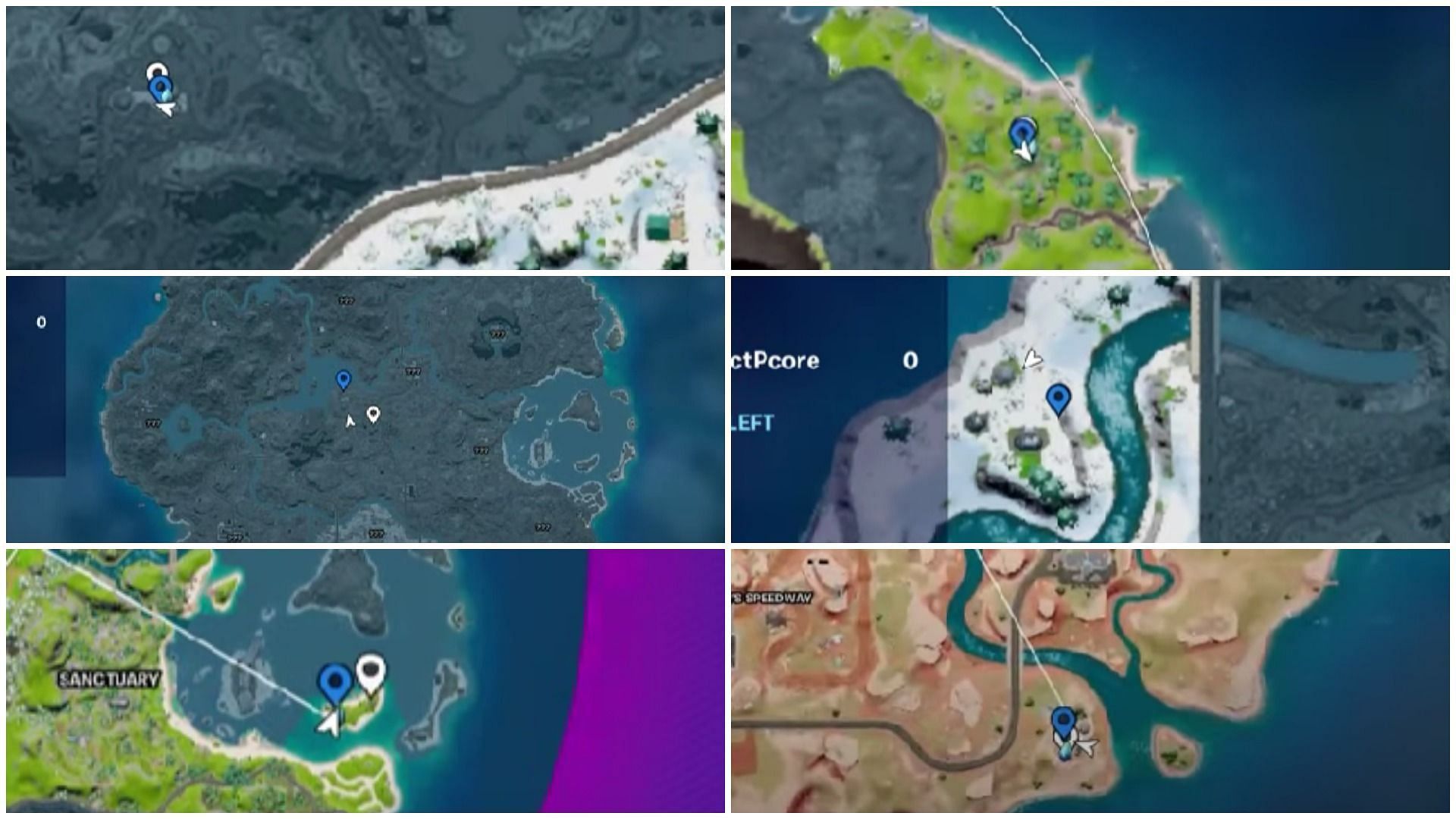 Seven Vaults location in Fortnite Chapter 3(Image via Epic)