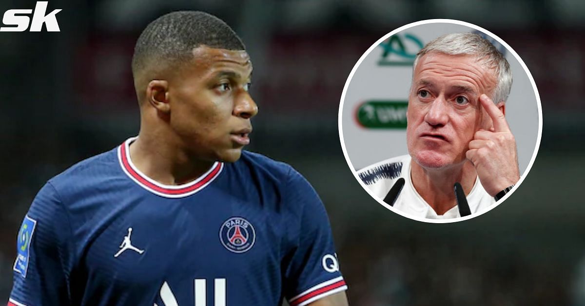 Deschamps plays down claims that he advised Kylian Mbappe to leave PSG.