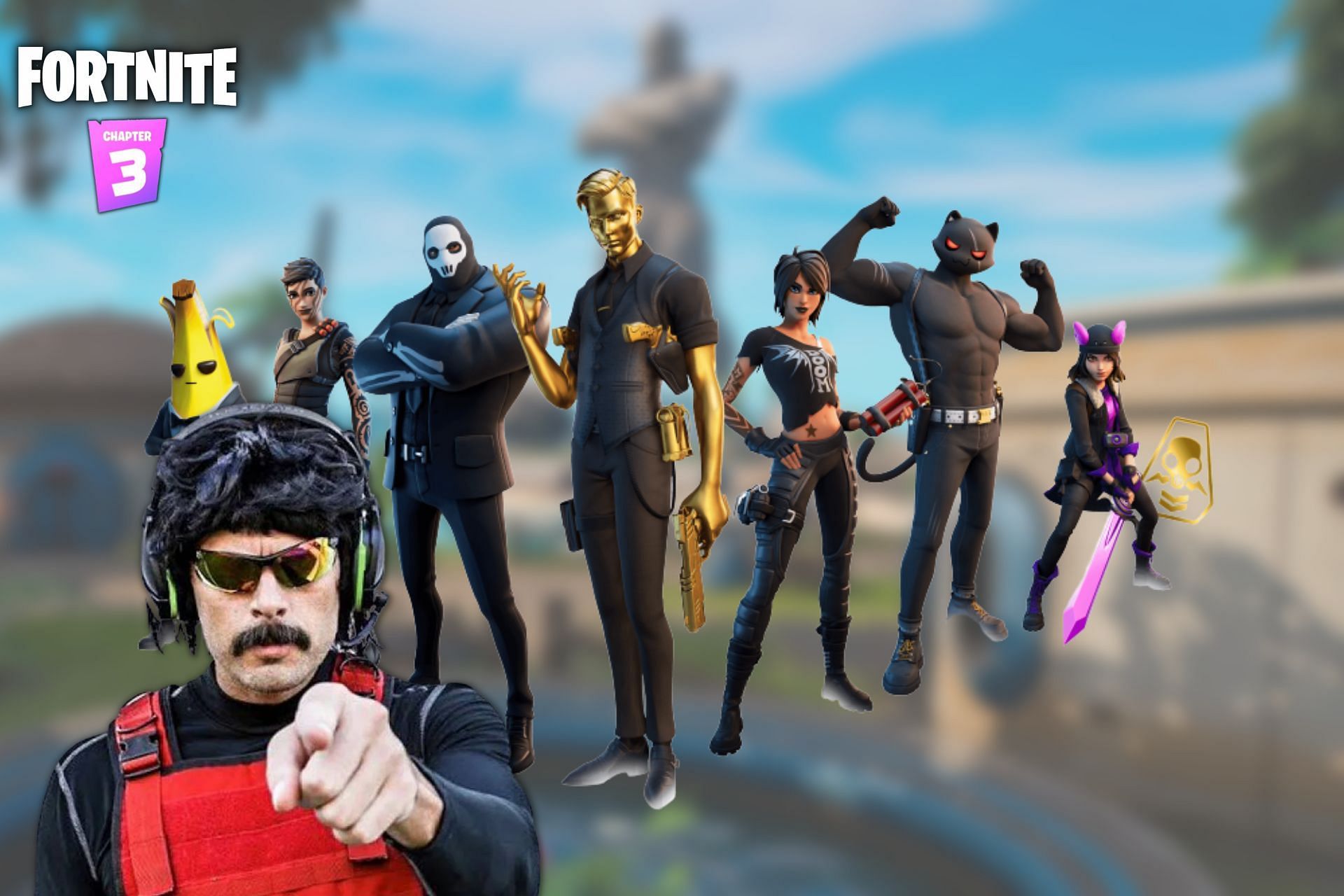 Dr Disrespect keen to try out Fortnite Chapter 3 (Image via Sportskeeda)