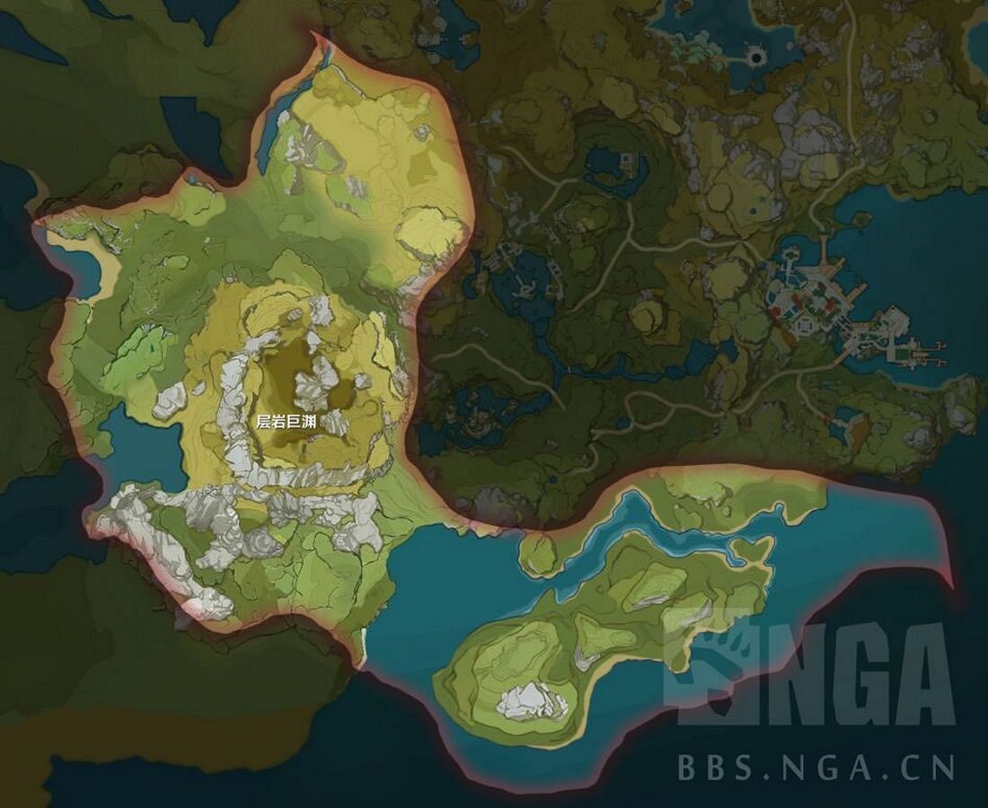 The fake Chasm map (Image via NGA)