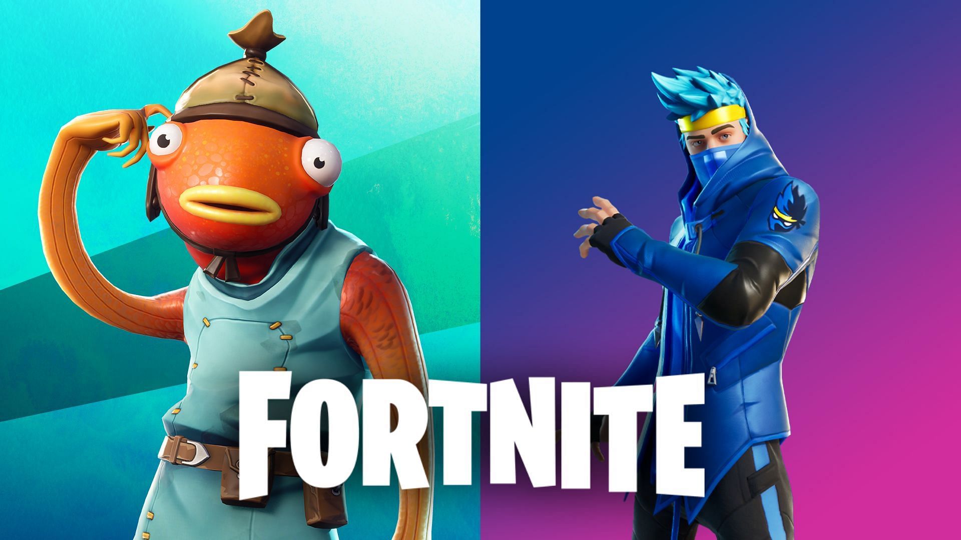 Sweaty and Noob skins in Fortnite (Image via Sportskeeda)