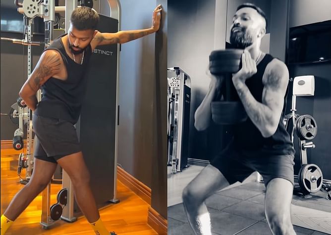 “Renewed, rejuvenated, reloading” - Hardik Pandya posts video of workout session