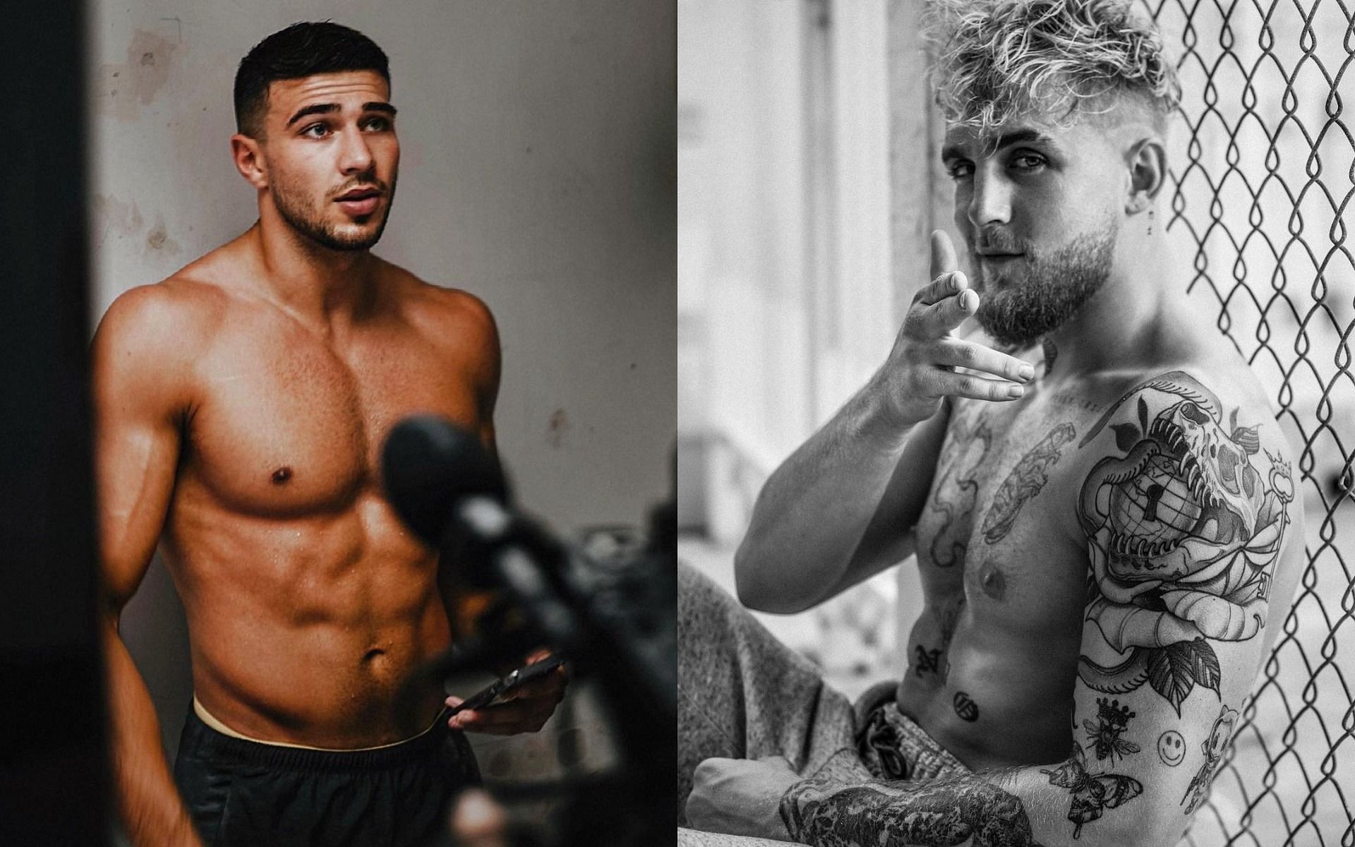 Tommy Fury (left), Jake Paul (right) [Images Courtesy: @tommyfury @jakepaul on Instagram]