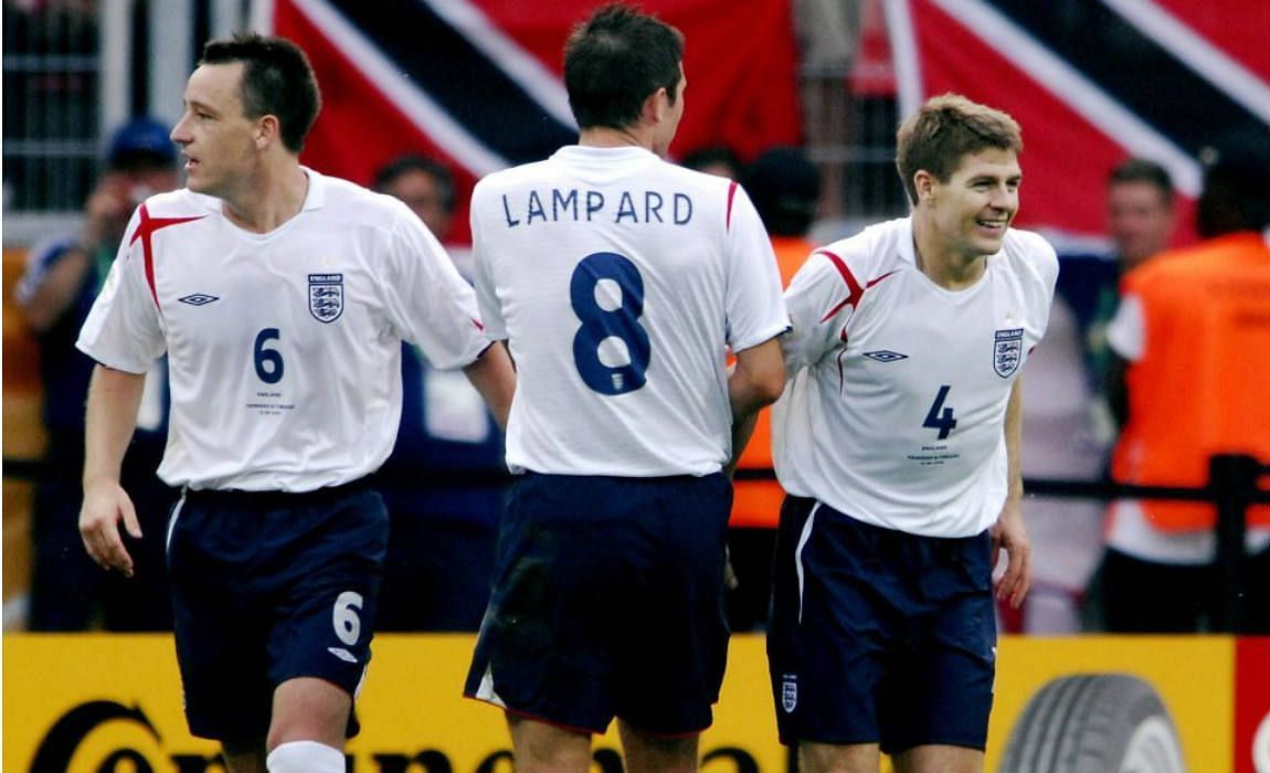 (From left to right) John Terry, Frank Lampard and Steven Gerrard are three of the most successful English footballers of all time.