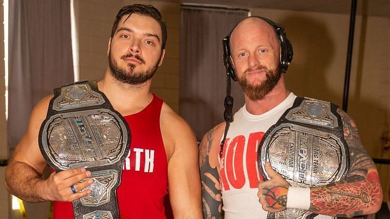 The North as Impact Tag Team Champions