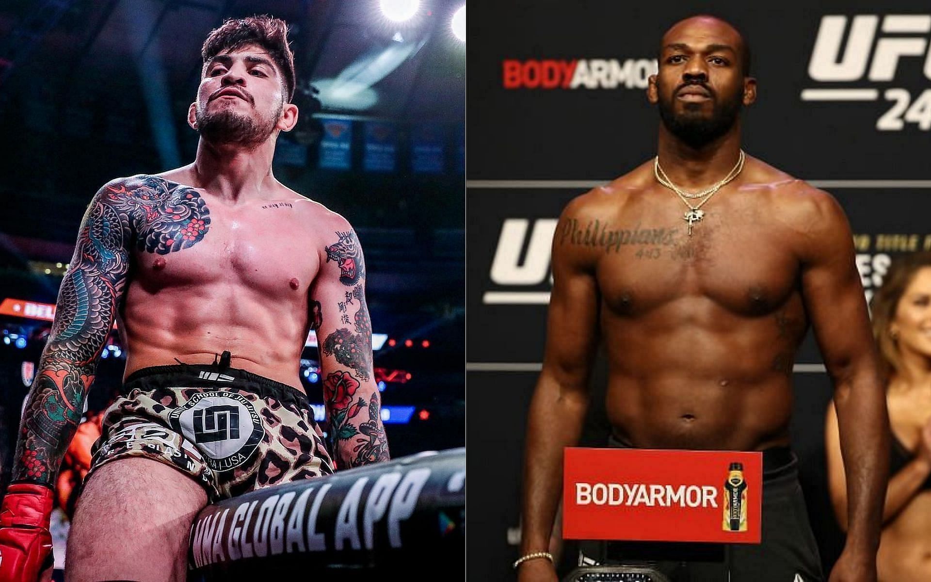 Dillon Danis (left) and Jon Jones (right) [Image credits: @dillondanis on Instagram]