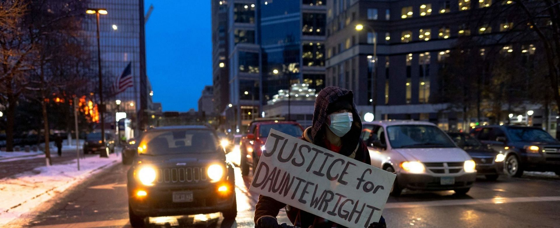 Daunte Wright was shot dead by ex-officer Kim Potter on April 11, 2021 (Image via Kerem Yucel/Getty Images)