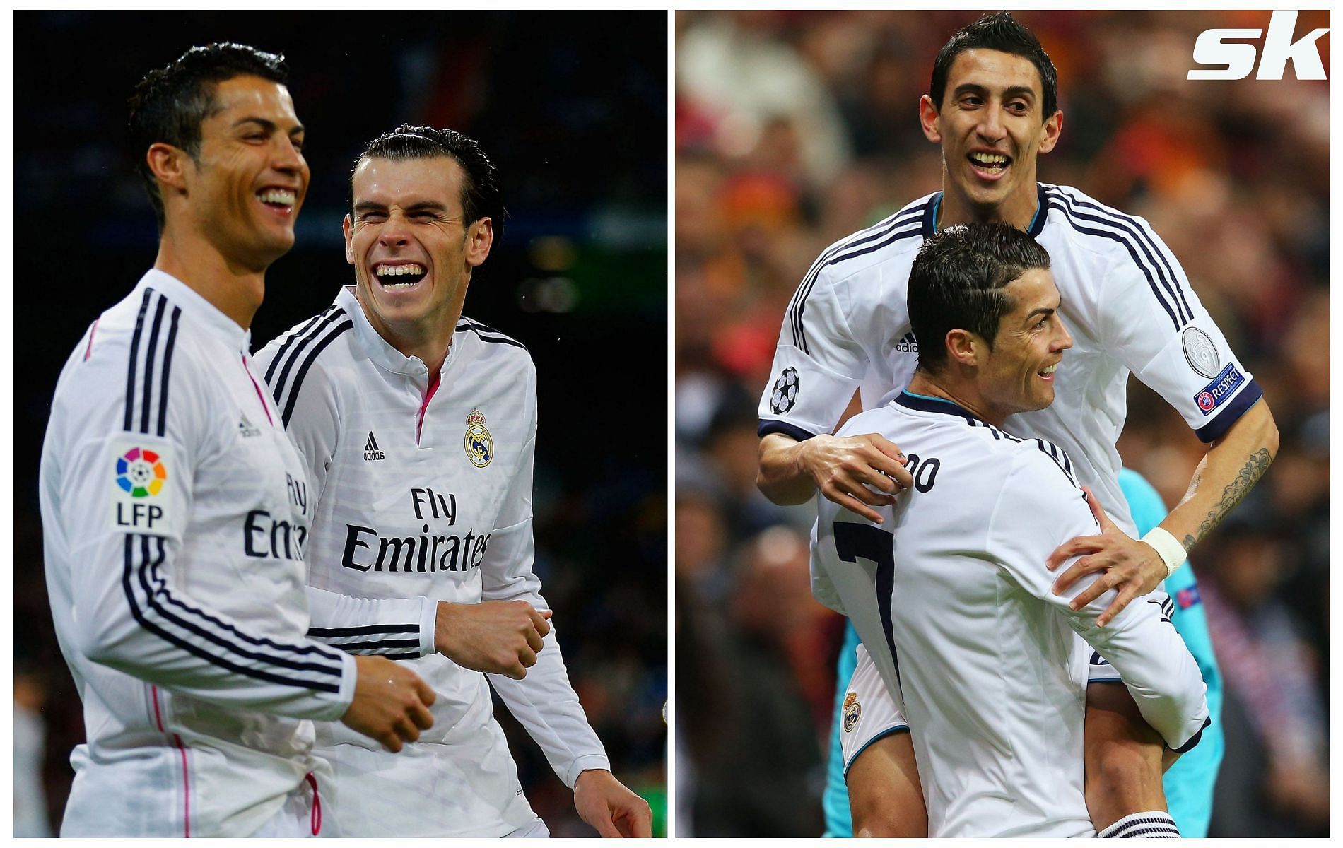 Cristiano Ronaldo, Bale and Benzema have scored 12 goals in the