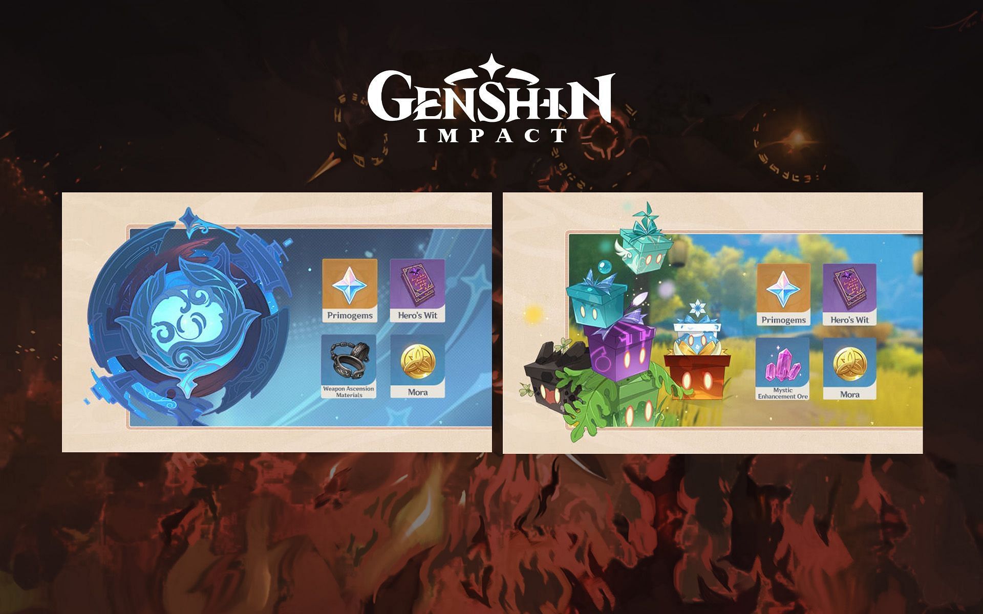 Remaining two events in Genshin Impact 2.3 (Image via Genshin Impact)