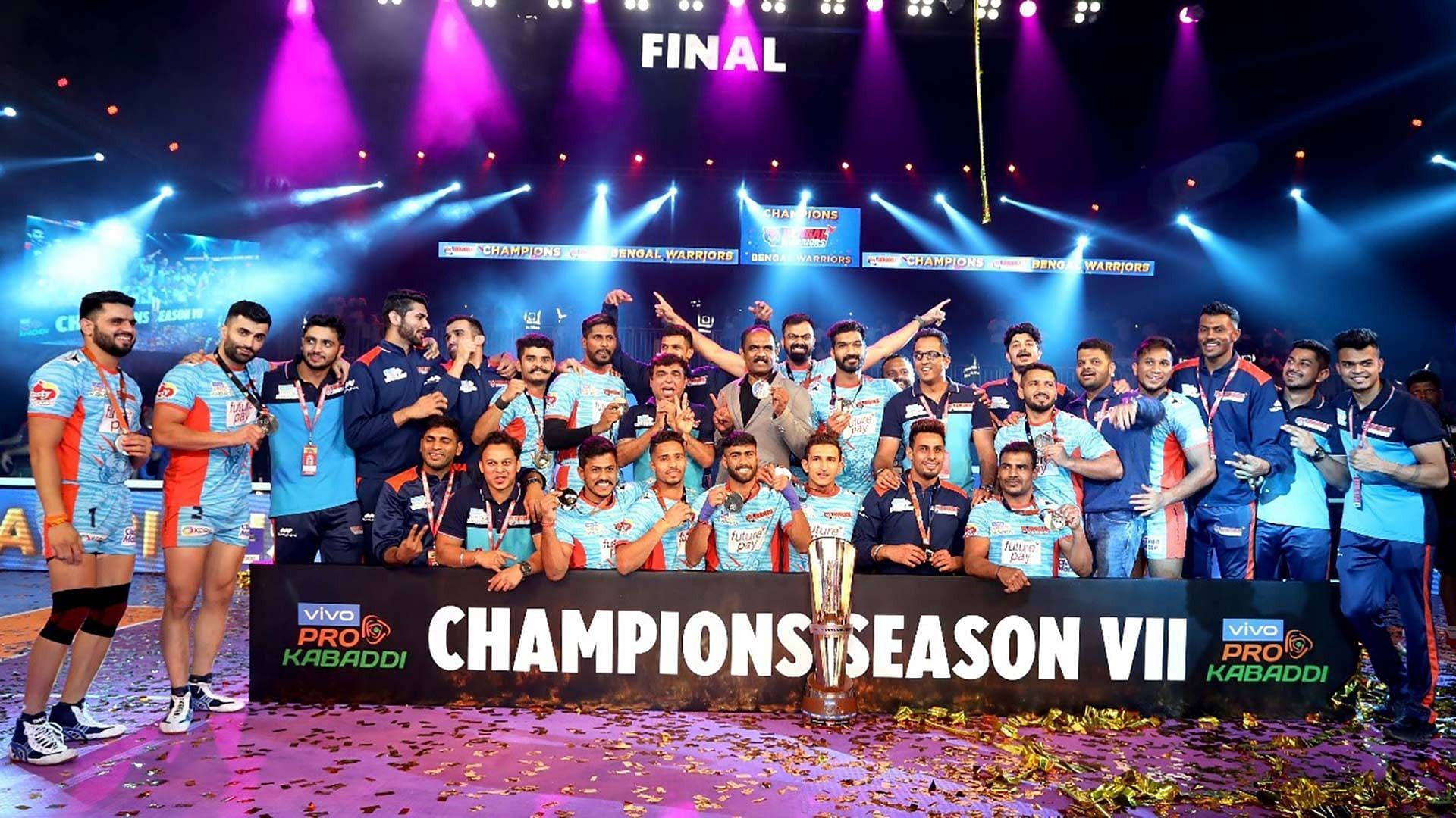 Bengal Warriors are the defending champions after a stellar Pro Kabaddi Season 7 campaign