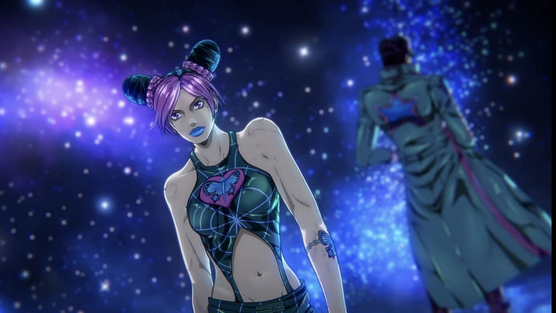 Can Cujoh Jolyne save Kujo Jotaro? (Image via Netflix)