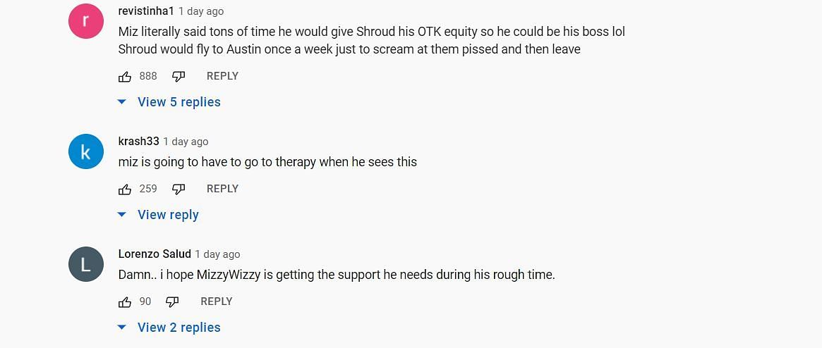 People were going crazy anticipating Mizkif&#039;s reaction to Shroud &#039;buying&#039; OTK (Image via Emrx Clips on YouTube)