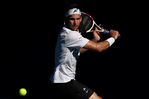 Dominic Thiem at the 2021 Australian Open