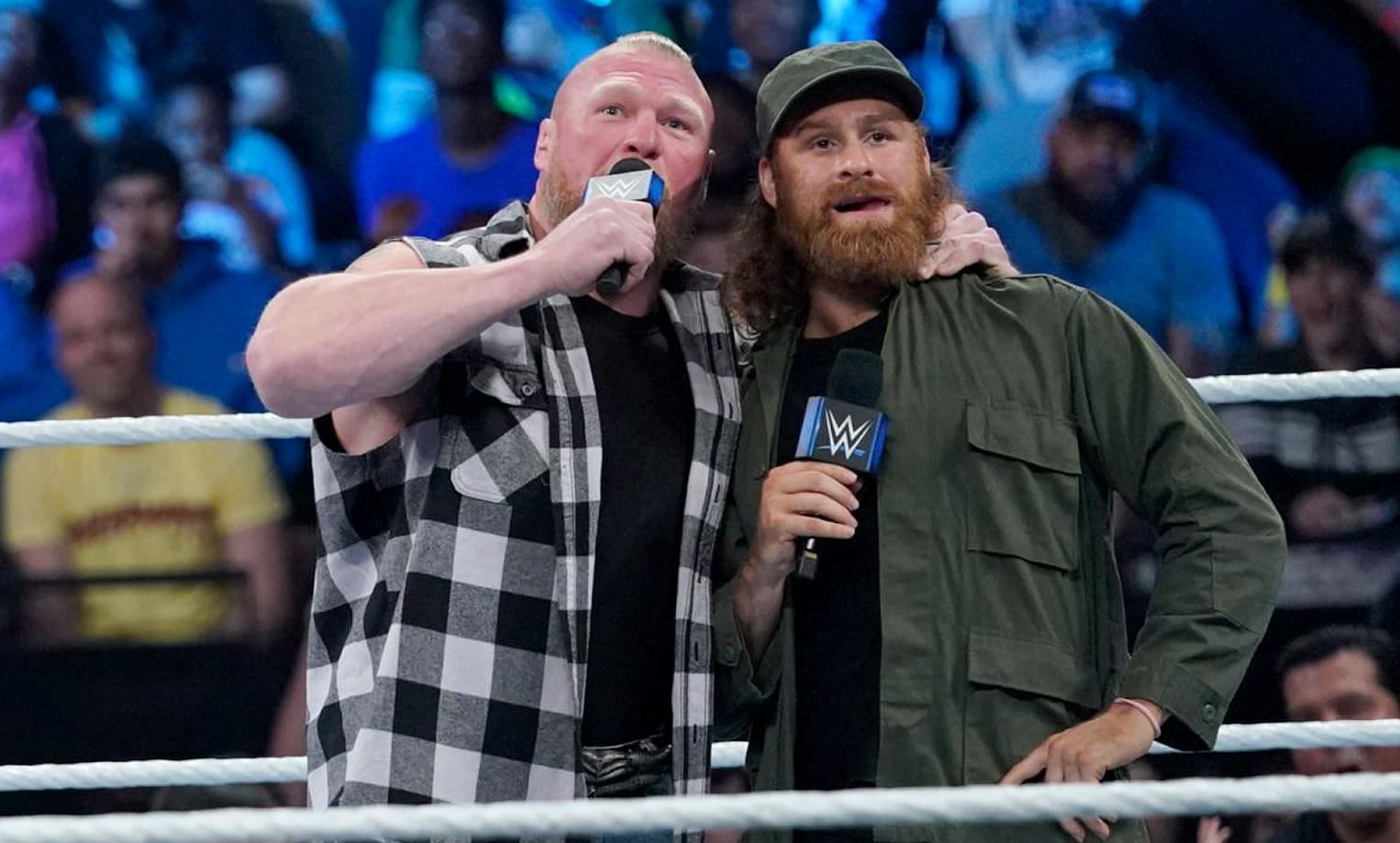 WWE स्मैकडाउन (SmackDown) में इस हफ्ते ब्रॉक लैसनर ने वापसी की थी