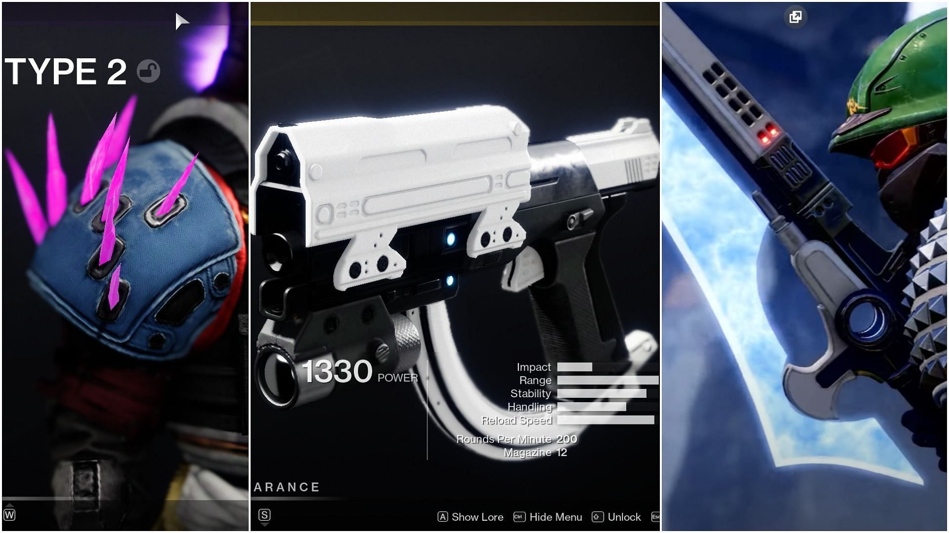 Halo-themed weapons in Destiny 2 (Image via Sportskeeda)