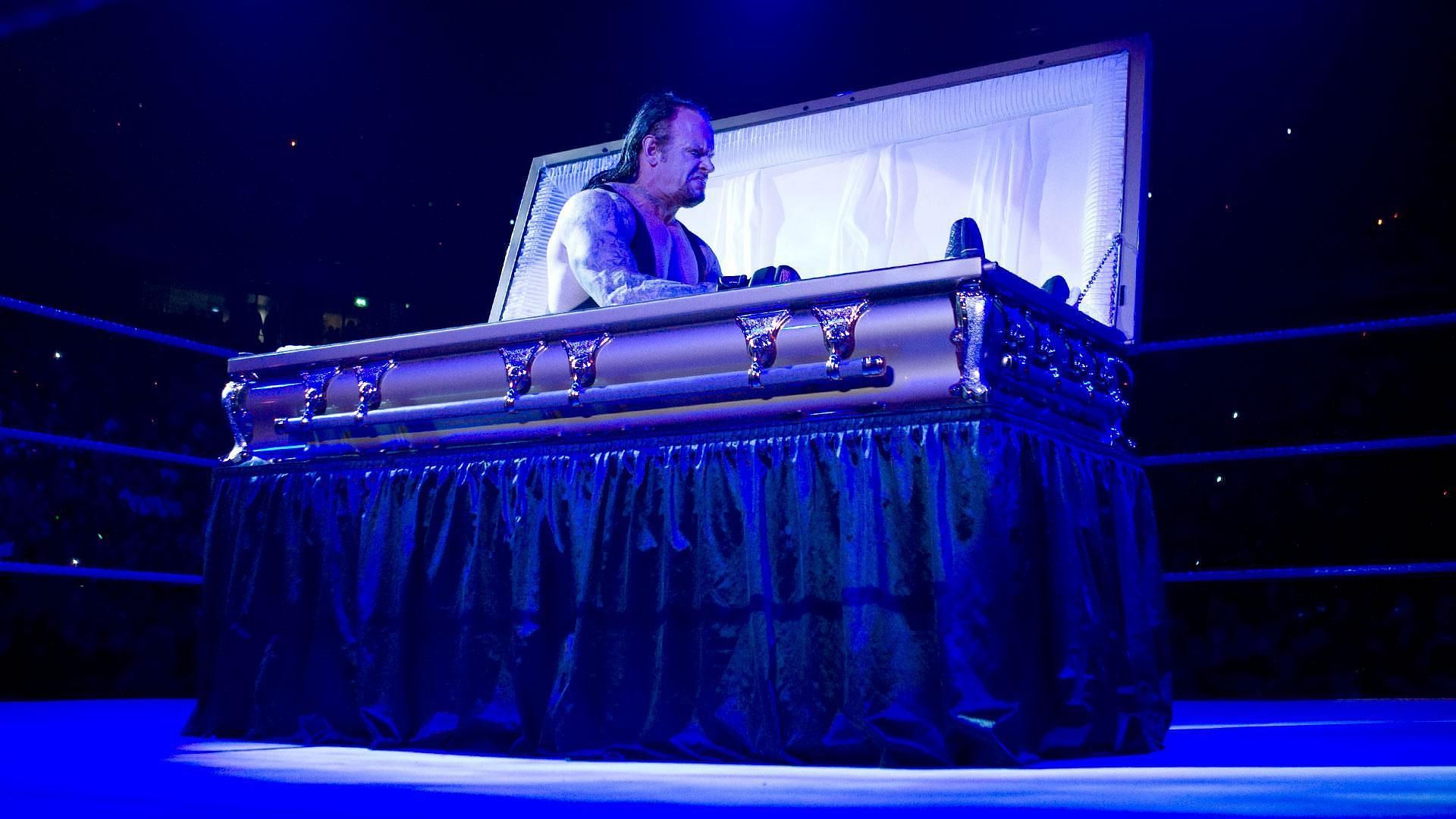 The Undertaker used to compete in casket matches