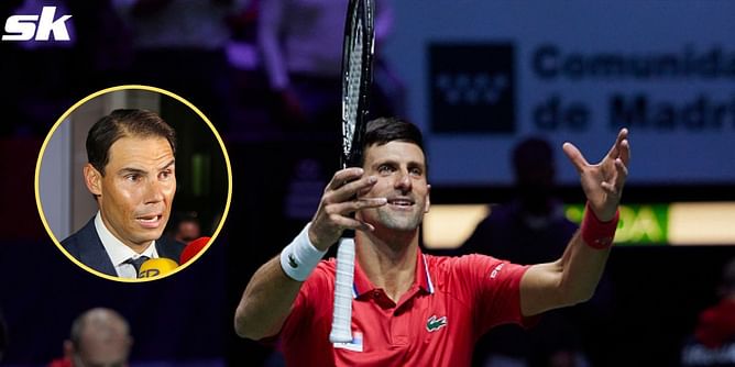 Rafael Nadal says Novak Djokovic is "best positioned" to finish his career with the most Grand Slams
