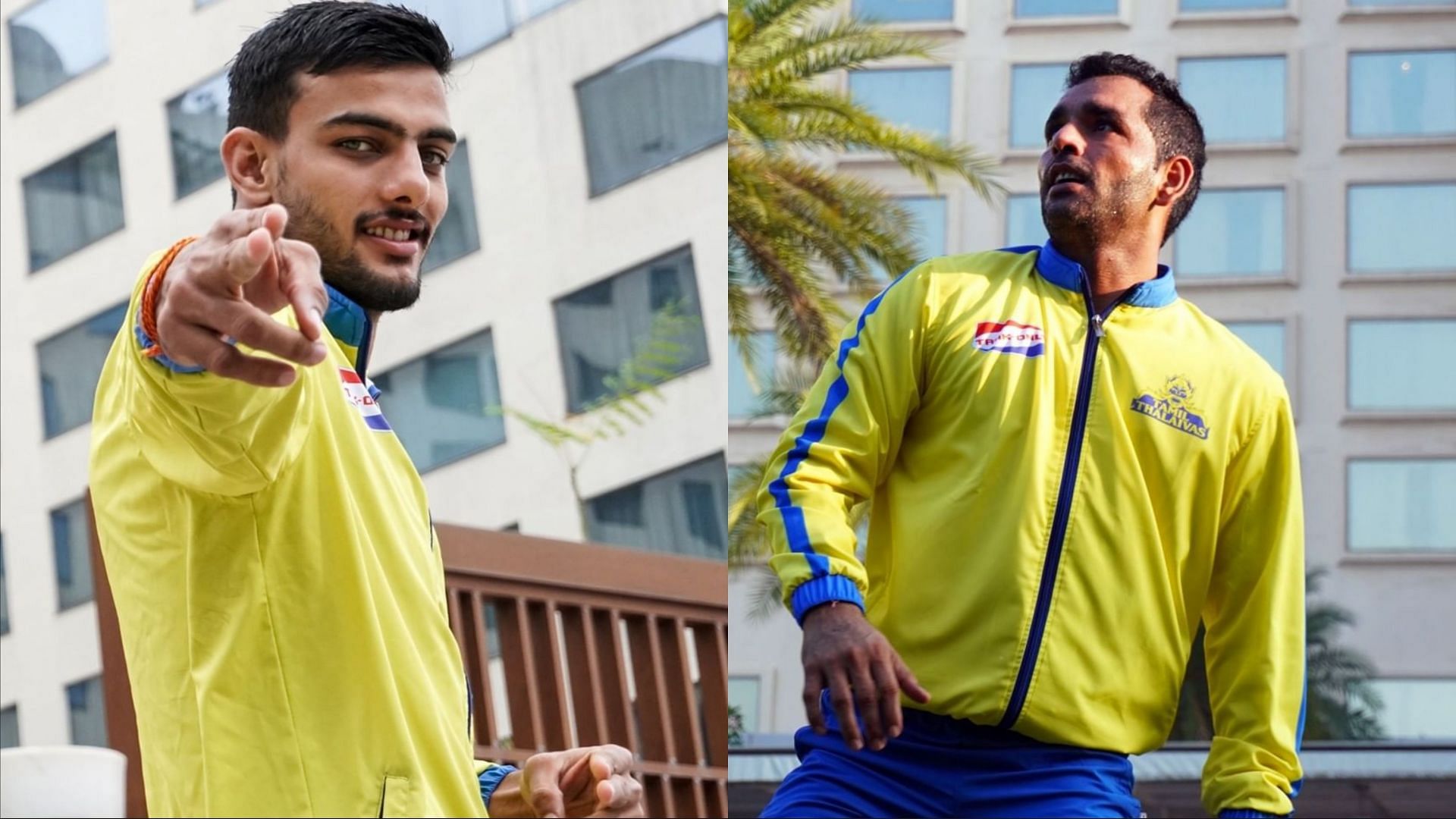 Manjeet Dahiya (L) and Surjeet Singh will hold the key to Tamil Thalaivas&#039; success in Pro Kabaddi 2021 (Image courtesy: PKL)