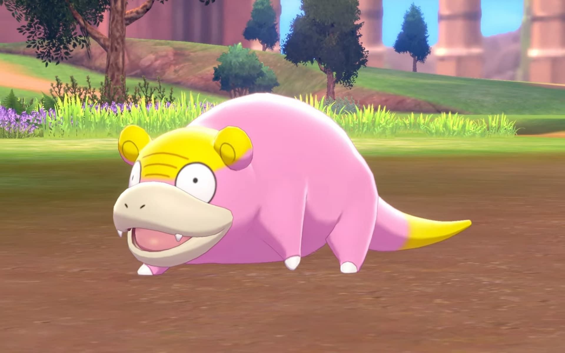 Galarian Slowpoke in Pokemon Sword and Shield (Image via Game Freak)