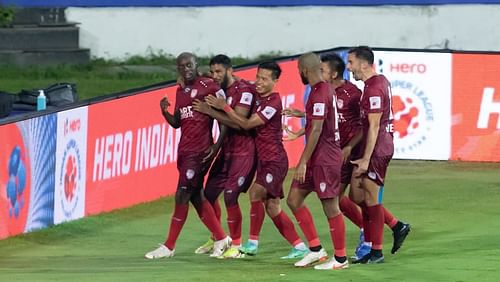 NorthEast United lost 2-3 to ATK Mohun Bagan FC in their previous ISL match. (Image: ISL)