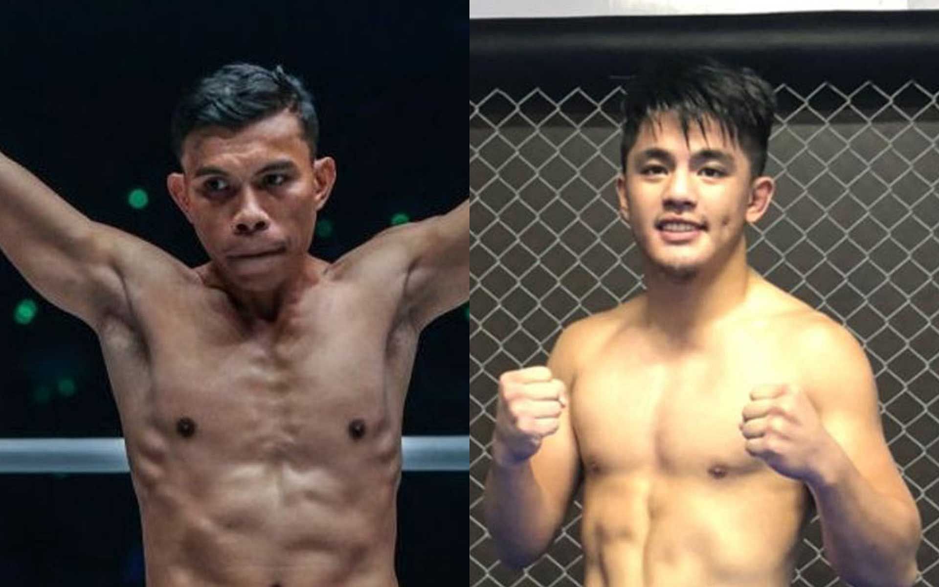 Paul Lumihi (left) Jhanlo Mark Sangiao (right) [Photo: ONE Championship]