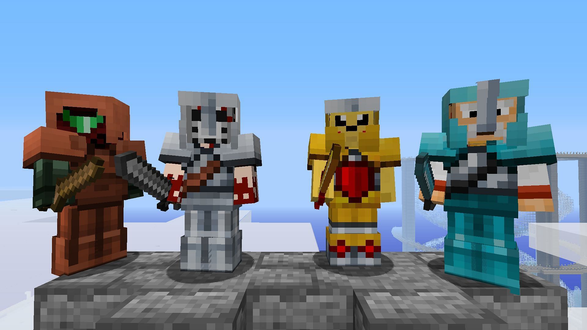Different types of armor can be crafted in Minecraft (Image via Minecraft)
