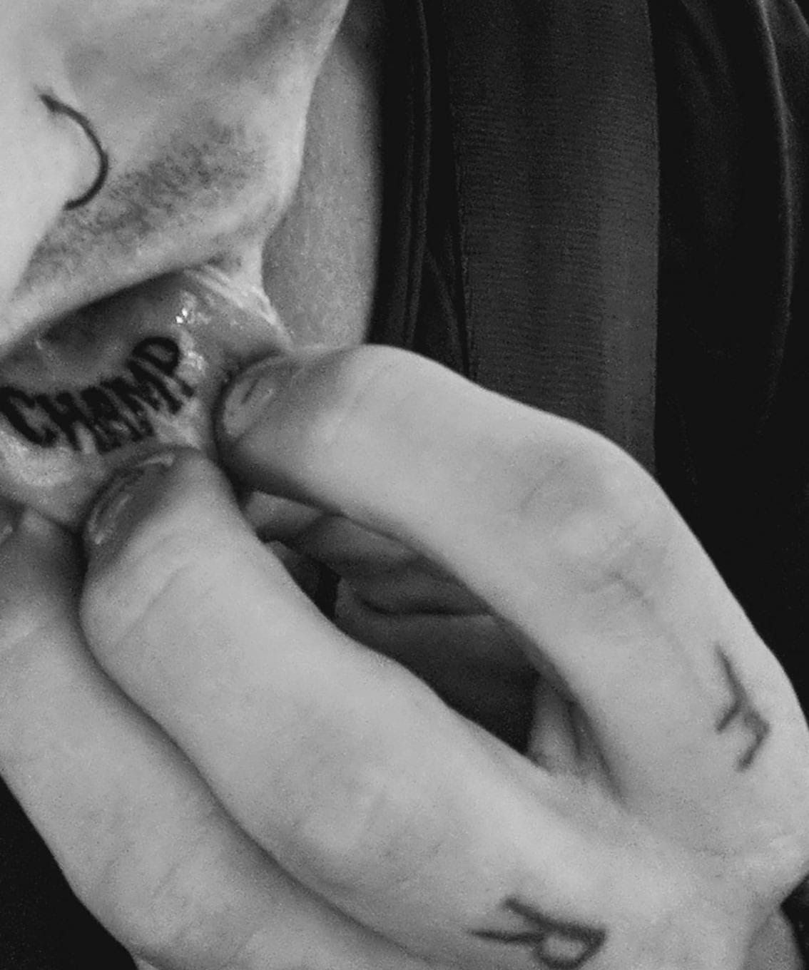 Darby Allin Tattoo - Champ