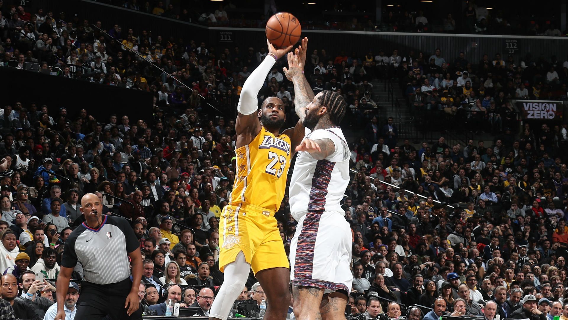 LA Lakers superstar LeBron James never shies away from a three-point shot if allowed by the defense [Photo: NBA.com India]
