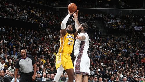 LA Lakers superstar LeBron James never shies away from a three-point shot if allowed by the defense [Photo: NBA.com India]