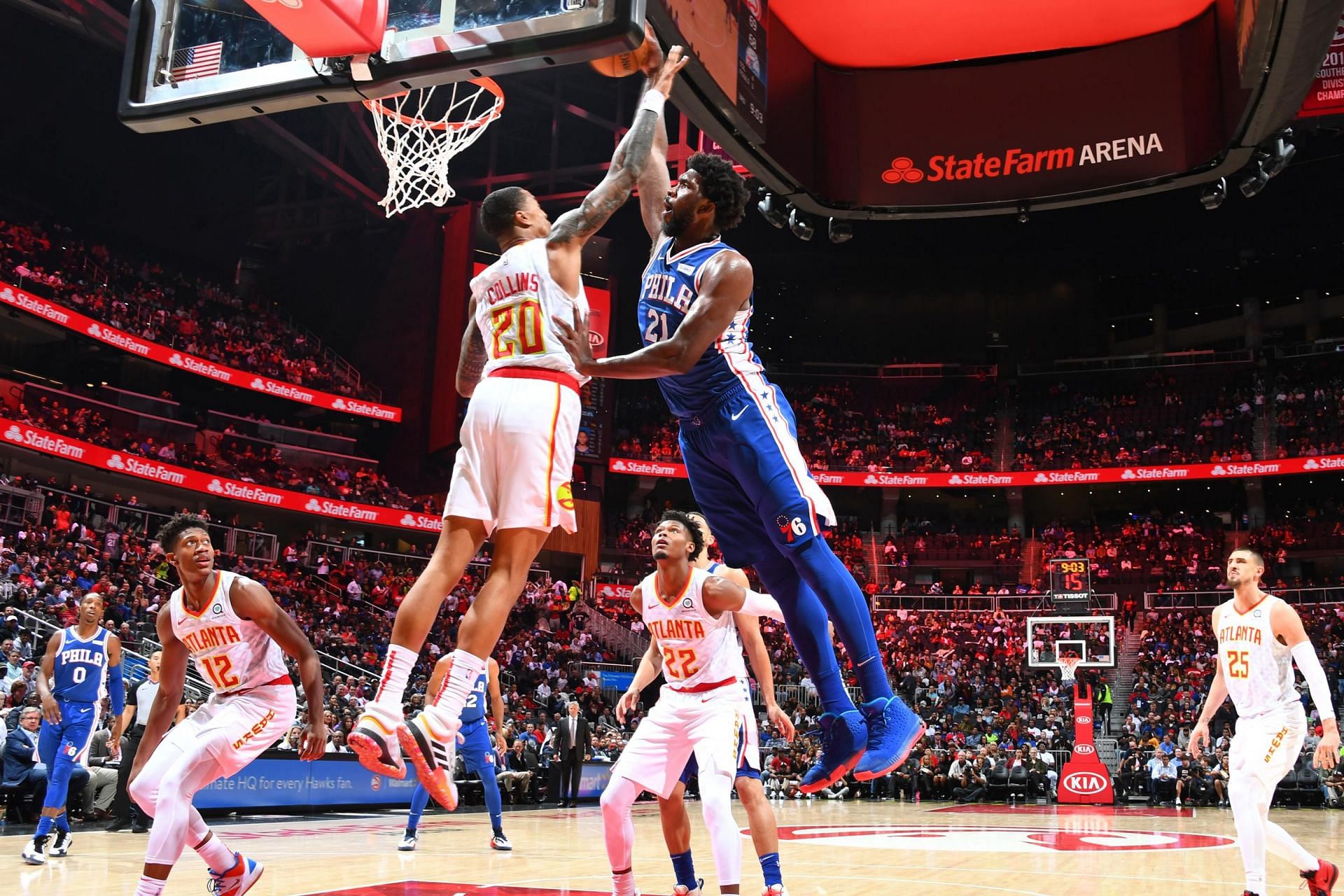 The Philadelphia 76ers will be looking to go up 2-0 against the Atlanta Hawks this season when they meet again on Friday. [Photo: Bleacher Report]