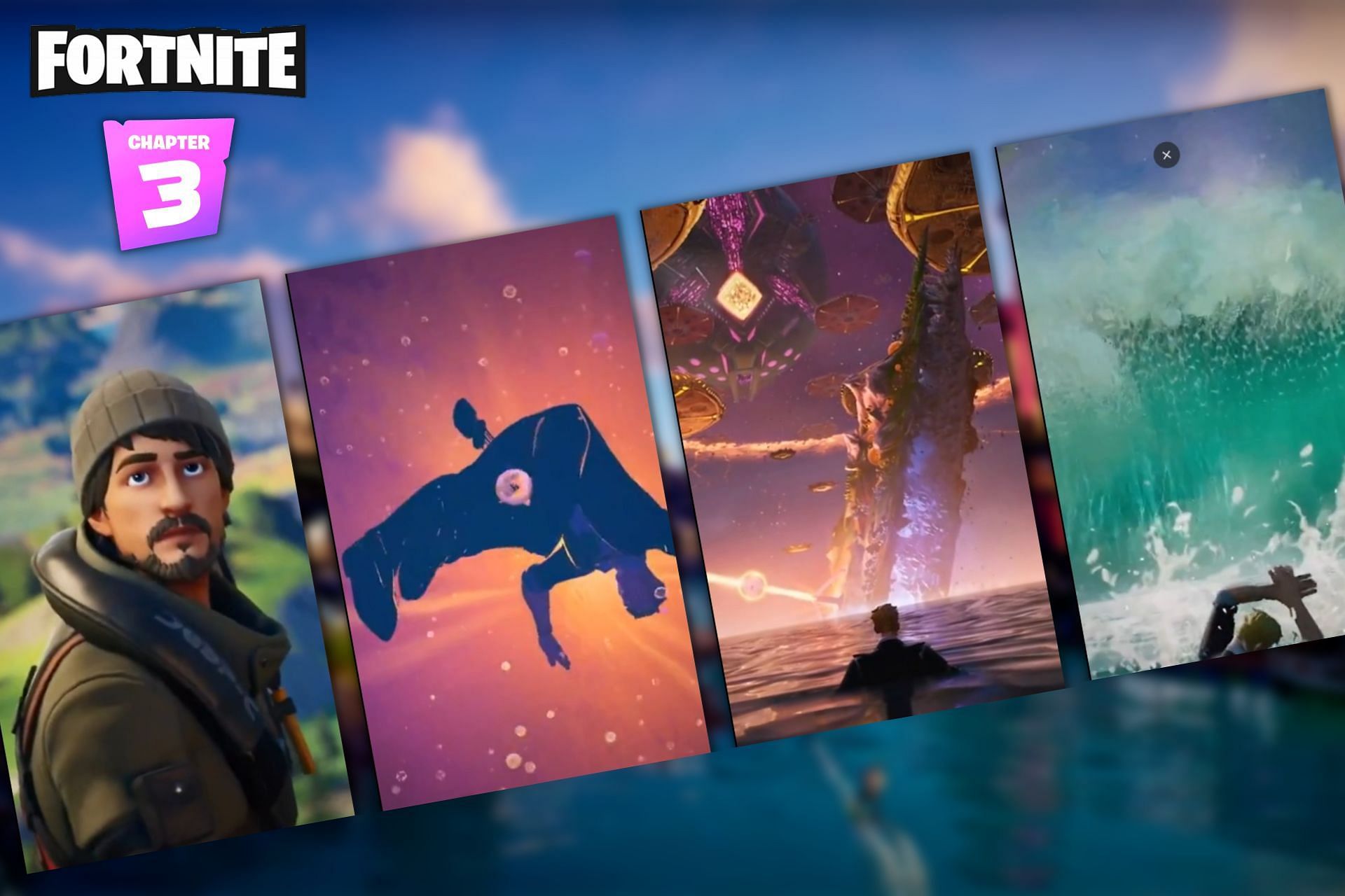 Epic Games seems to have leaked the official Fortnite Chapter 3 trailer (Image via Sportskeeda)