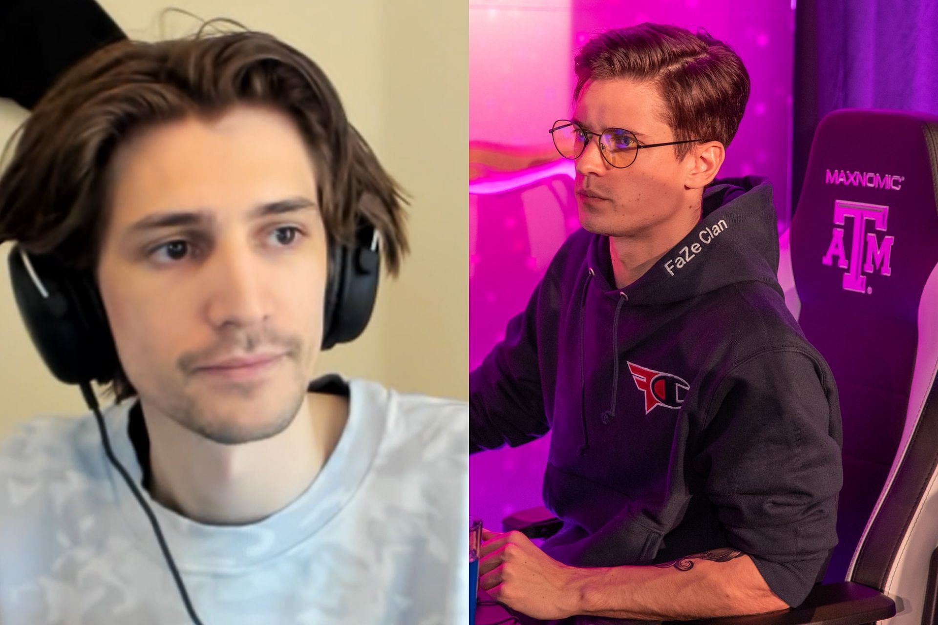 Nate Hill apologizes for his &#039;hate-brigades&#039; accusation reagarding xQc&#039;s Twitch fan-base (Image via Sportskeeda)