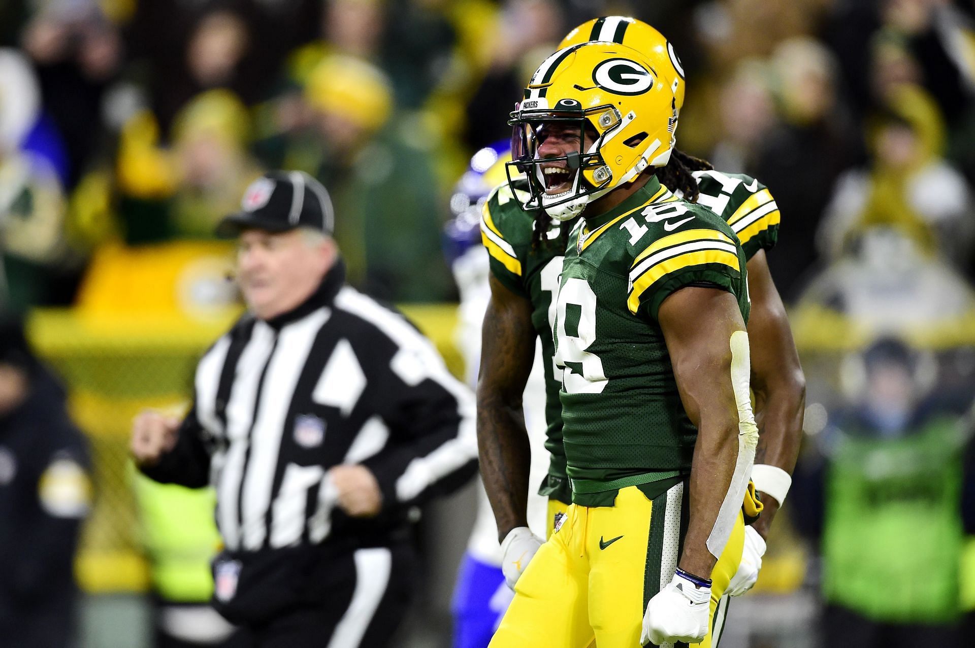 Randall Cobb suffered an injury in a win against the L.A. Rams