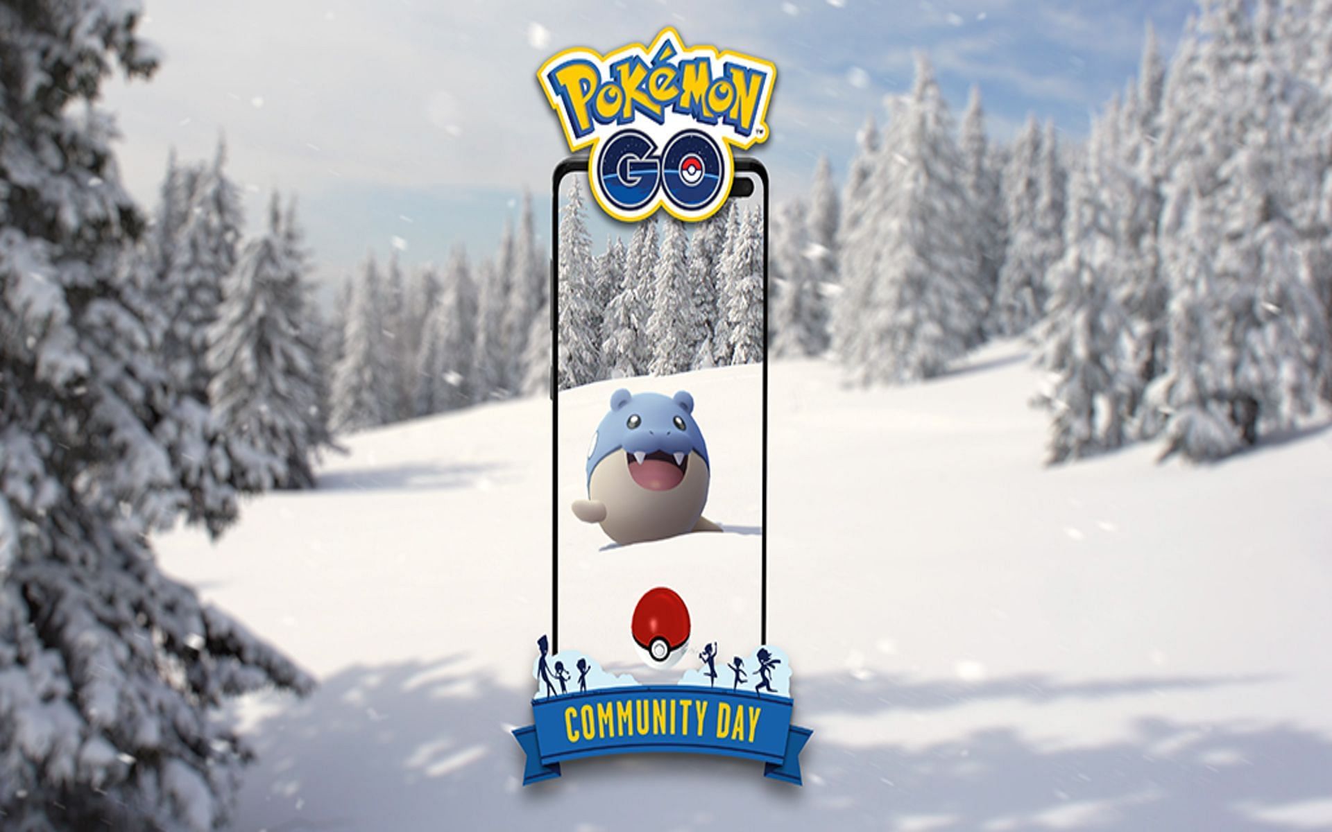 Walrein will get Powder Snow and Icicle Spear on Spheal&#039;s Community Day (Image via Niantic)