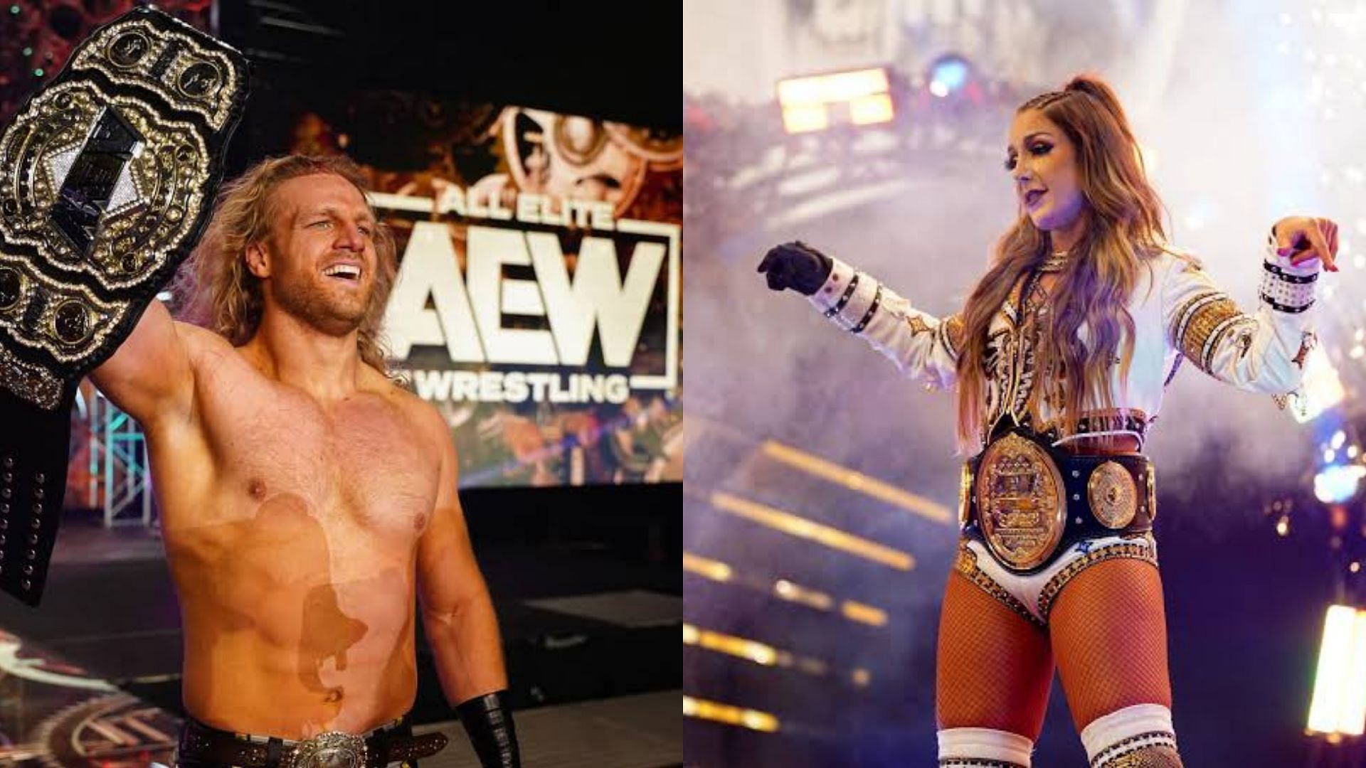 Hangman Adam Page is yet to be confirmed for Battle Of The Belts. However, Britt Baker will defend her women&#039;s title.