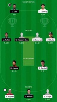 NZ-XI vs BAN Dream11 Fantasy Suggestion #2 - 2021