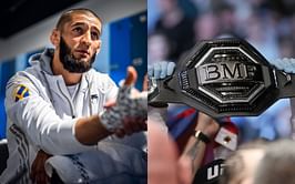 "BMF belt is mine, UFC belt is mine too" - Khamzat Chimaev still ready to fight 'everybody'; urges UFC to book an opponent for March event