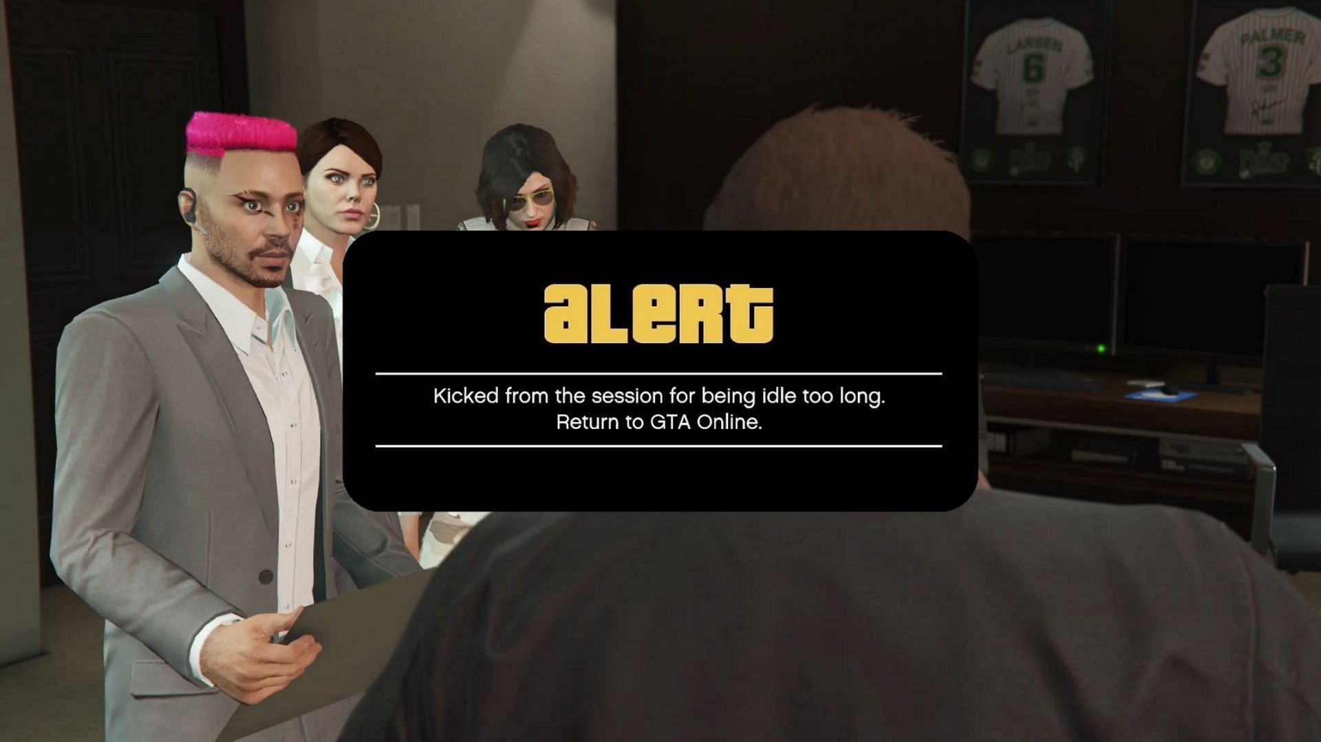 GTA Online players tend to hate seeing this message (Image via Rockstar Games, u/Lylla_Protogen)