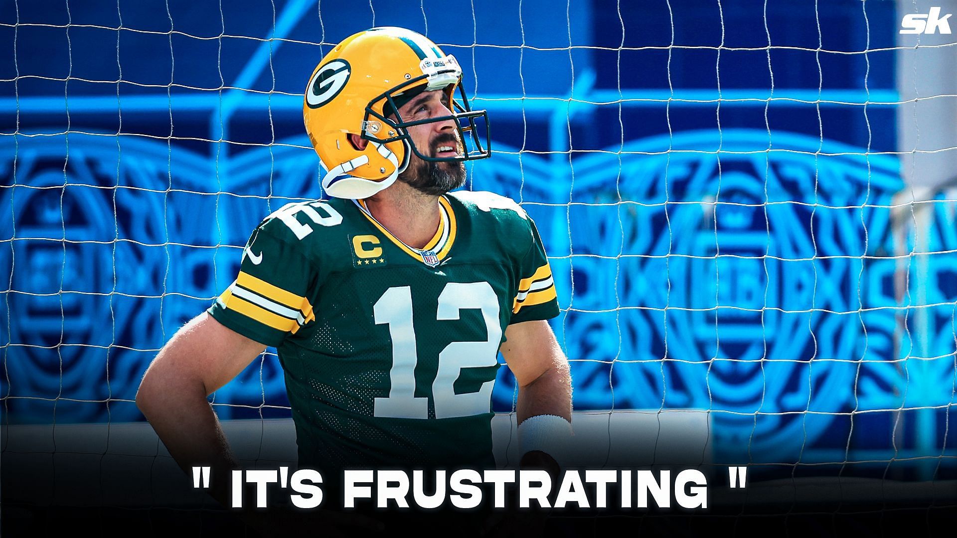 Aaron Rodgers spoke about his toe injury after the win against the Browns 
