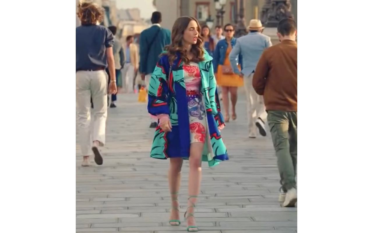 Screengrab from Emily in Paris season 2(Image via Netflix)