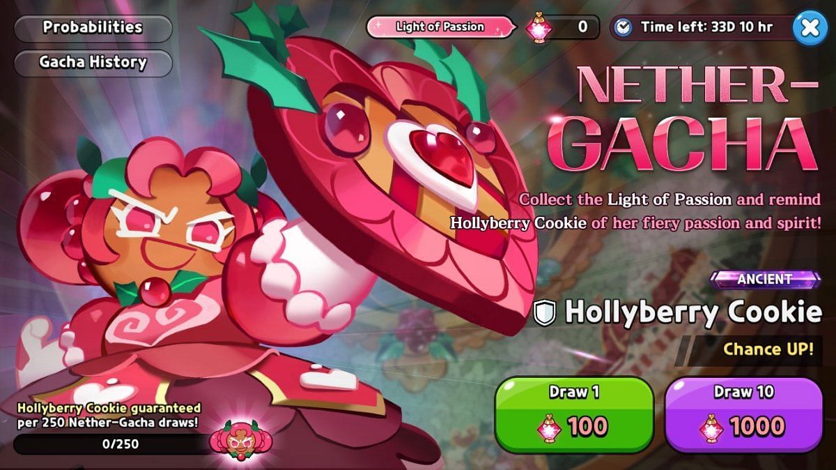 Hollyberry Cookie from Cookie Run: Kingdom (Image via YouTube)